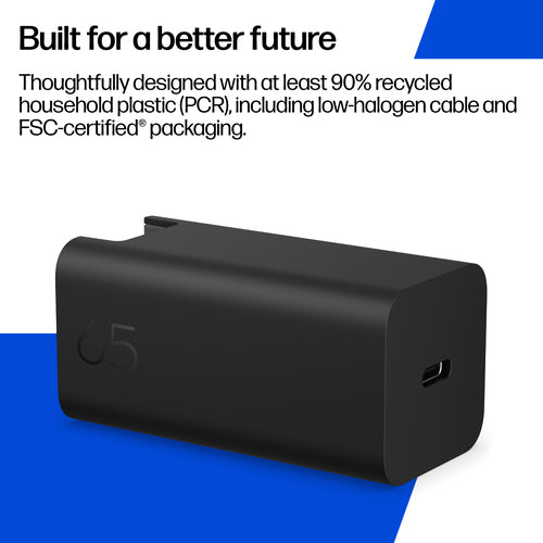 HP 65W GaN Wall Charger power adapter/inverter