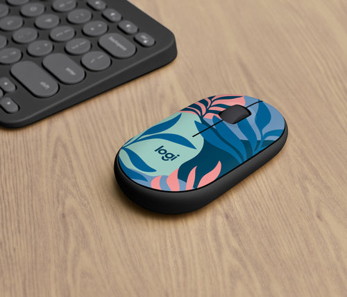 Logitech Pebble M350 Kabellose Optische Maus 1000 DPI Beidhändig Mehrfarbig