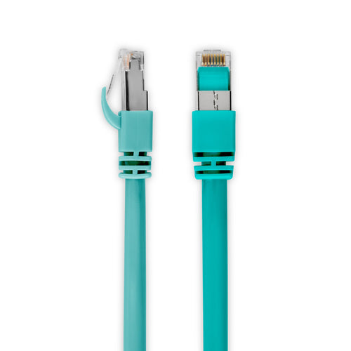 Networking Cable Rocstor Cat6a 1m S/UTP RJ-45 Aqua