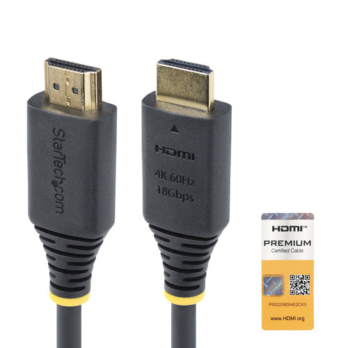 HDMI Cable StarTech.com HDMI2-CABLE-4K60 4K 60Hz 18Gbps 1.6ft