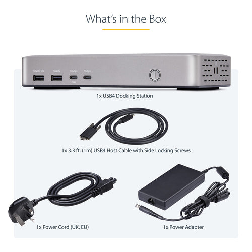StarTech.com 155UE-USB4-DOCK laptop dock/port replicator