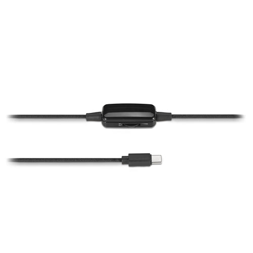 Kensington Classic EQ USB-C kabelgebundenes Headset mit Mikrofon und Lautstärkeregler für Anrufe und Musik