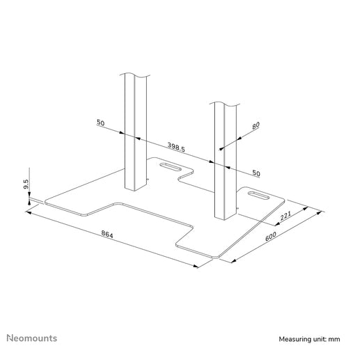 Neomounts AFP-875BL TV mount accessory