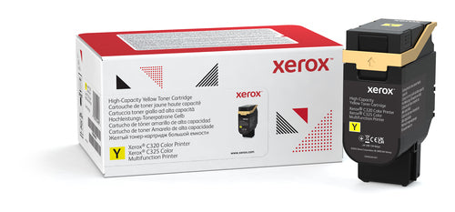 Xerox C320 C325 High Capacity Yellow Toner Cartridge 5500 Pages