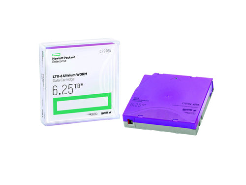 HPE LTO-6 Ultrium 6,25 TB WORM Datenkassette Violett 30 Jahre Lebensdauer
