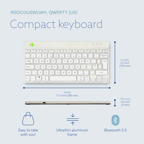 R-Go Tools RGOCOUKWLWH keyboard