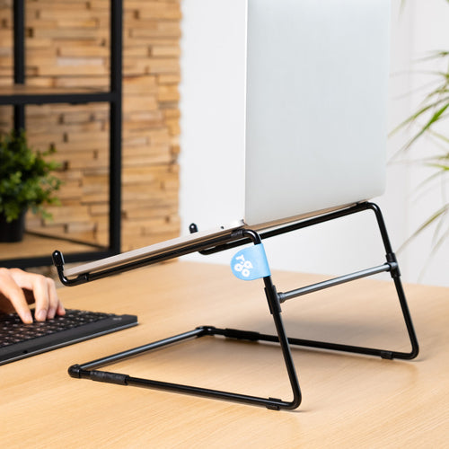 Laptop Stand R-Go Tools RGOSC020BL Adjustable Steel 10-22 Inch