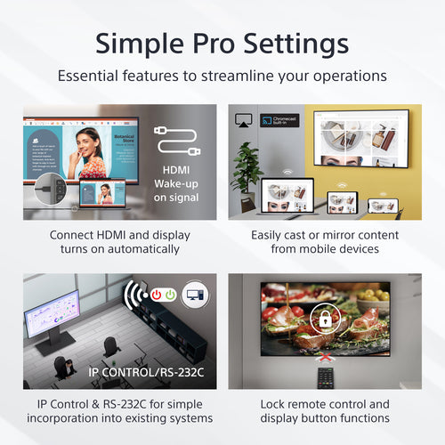 Sony FW-75EZ20L Signage Display