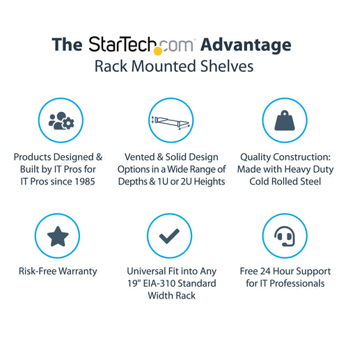 StarTech.com CABSHELFV rack accessory