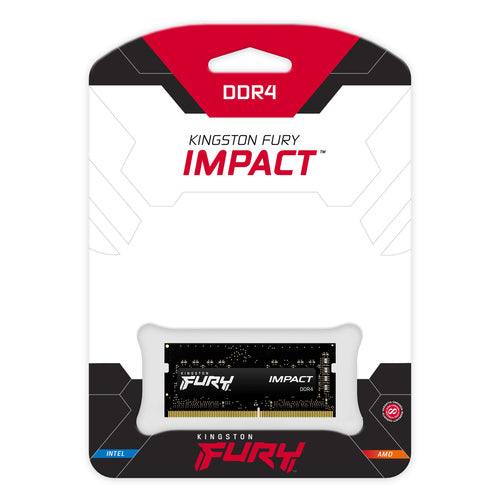 8GB Kingston FURY Impact DDR4 SODIMM 3200MT/s CL20 Memory Module