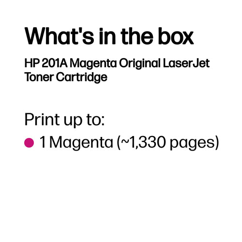 HP 201A Magenta Original LaserJet Tonerkartusche