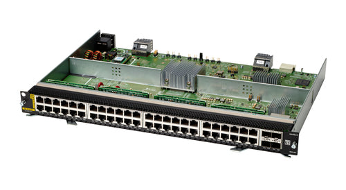 HPE Aruba Networking CX 6400 48-port 1GbE Class 6 PoE and 4-port SFP56 v2 Module network switch module