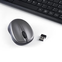 Wireless Keyboard Verbatim 70739 80% RF QWERTY Black Mouse Included