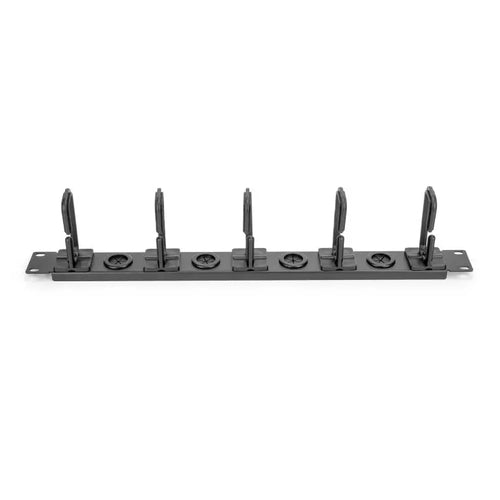 Cable Management Panel Rocstor Black Steel Plastic for Racks