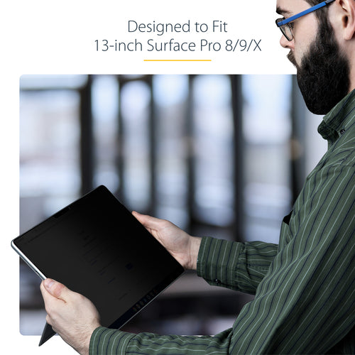 13 Inch 4-Way Privacy Screen Filter for Surface Pro 8/9/X Touch-Enabled