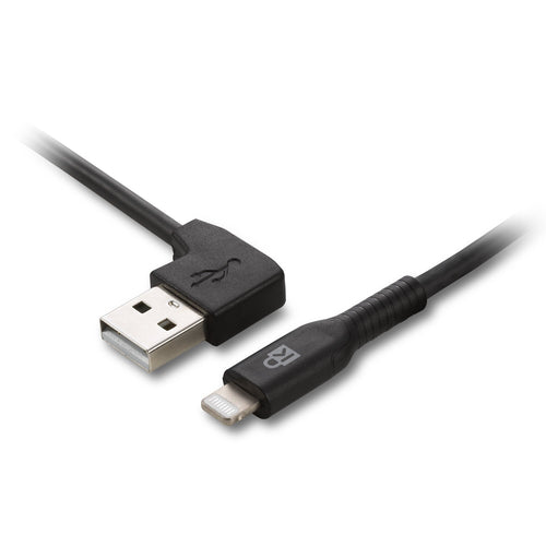 Kensington Lade- und Synchronisationskabel, USB auf Lightning, 0,285 m, Schwarz – 5er-Pack