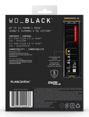 SanDisk Black WD_BLACK SN8100 NVMe