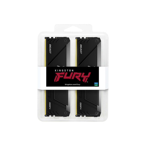 DDR4 32GB 3200MT/s Kingston Technology FURY Beast RGB Memory Module Kit of 2