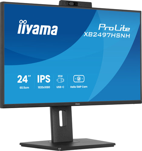 iiyama ProLite XB2497HSNH-B1 24IN IPS LCD 4MS 1920X1080 350CD/M2 HDMI/DP/USB 2 computer monitor
