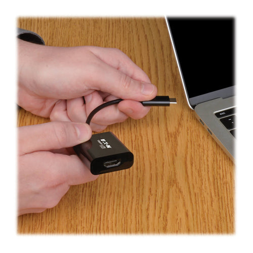 USB-C to HDMI 4K Adapter Tripp Lite Black 0.15m DP 1.2