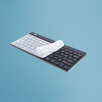 Silicone Keyboard Cover for US Layout Compatible with R-Go Tools Transparent