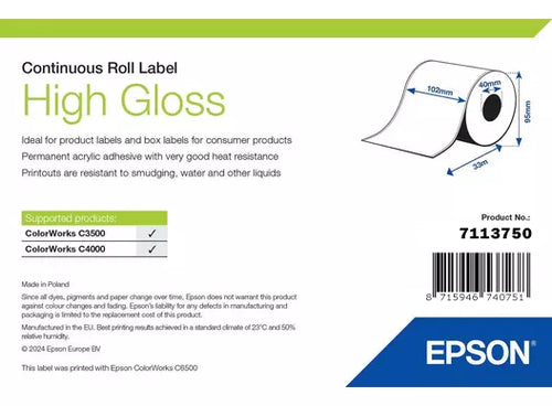 Epson High Gloss Label
