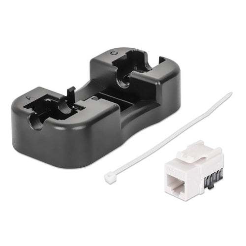 RJ-45 Keystone Modul Intellinet Flach Weiß LSA Buchse