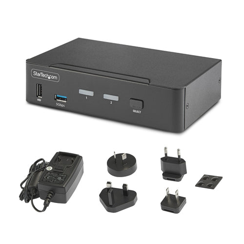 StarTech.com D86A2-2-PORT-8K-KVM KVM switch