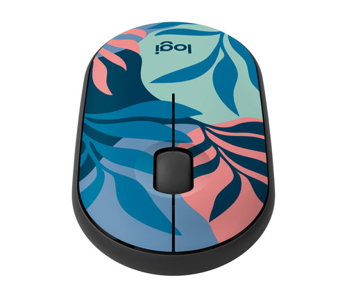 Logitech Pebble M350 Kabellose Optische Maus 1000 DPI Beidhändig Mehrfarbig