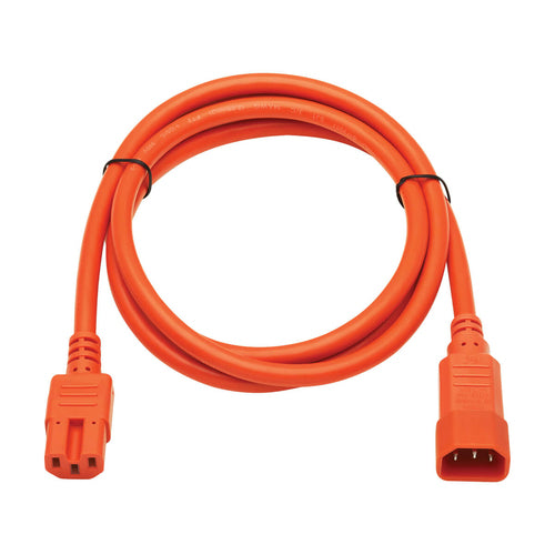 Heavy-Duty C14 to C15 Power Cable 15A 250V 6ft Tripp Lite