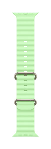 Apple Watch Natural Titanium Finish Band Fluoroelastomer Green 44mm 45mm 46mm 49mm