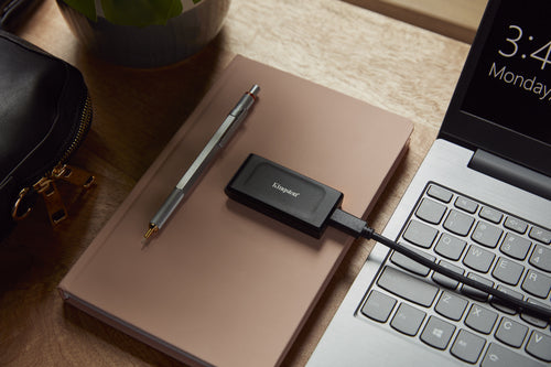 Externe USB 3.2 Gen 2 Portable Solid State Drive 2TB Kingston XS1000 1050MB/s