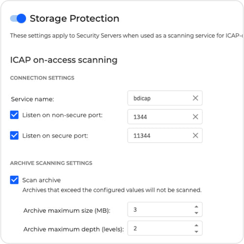 Bitdefender GravityZone Security for Storage