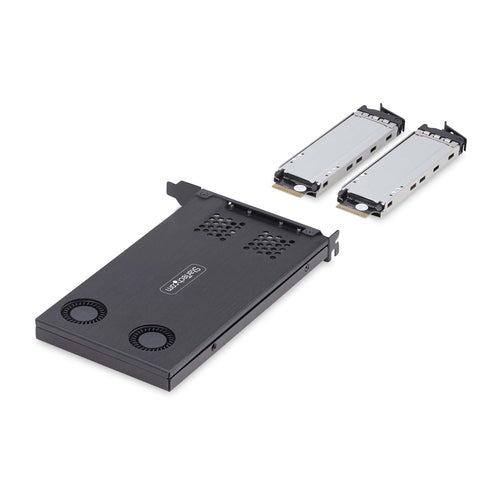 M.2 NVMe SSD Dual-Bay zu PCIe x8 Wechselrahmen werkzeuglose Installation
