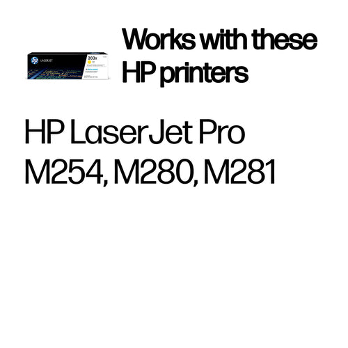 HP LaserJet 203X High Yield Yellow Original toner cartridge