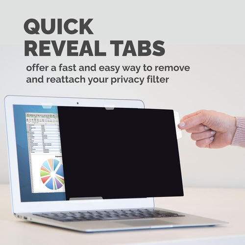 Fellowes PrivaScreen 15,6" Blickschutzfilter – Blendschutz Monitor/Laptop Displayschutzfolie