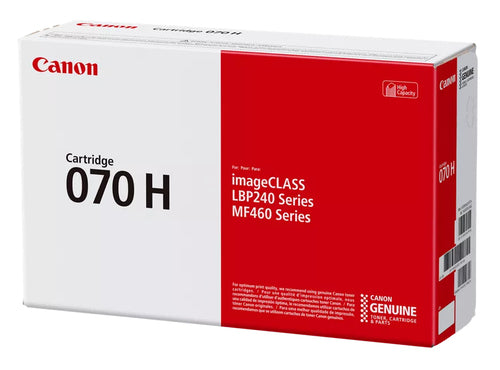 Schwarze Canon 070 H Tonerkartusche 10200 Seiten Kompatibel