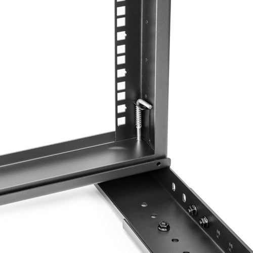 Wall Mounted Rack Cabinet Rocstor 12U 38.5kg Weight Capacity Black