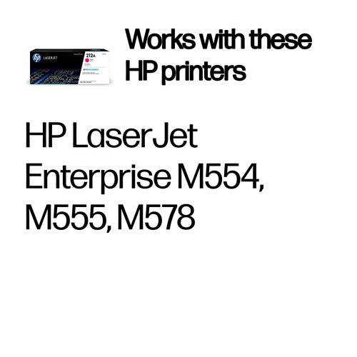 HP 212A Magenta Original LaserJet Toner Cartridge 4500 Pages