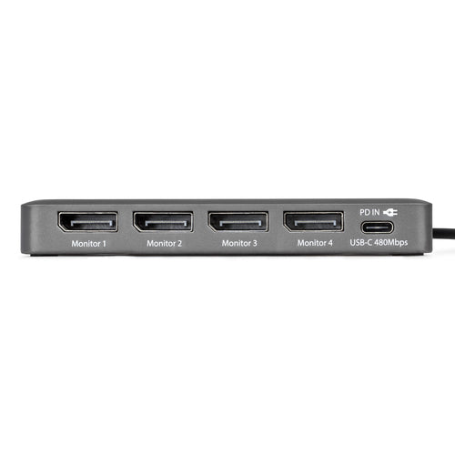 USB-C Quad Monitor Display Adapter 4K 60Hz mit 140W PD Passthrough