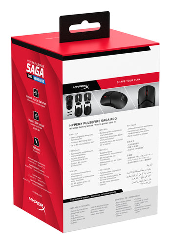 HyperX Pulsefire Saga Pro Wireless Gaming mouse