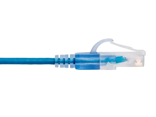 Cat6a Networking Cable 0.15m U/UTP RJ-45 Blue