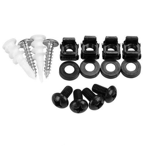 Hinged Wall Mounting Bracket 1U 19in for Patch Panels Black