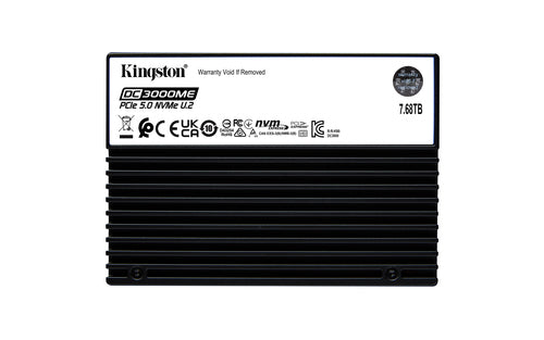 Kingston Technology DC3000ME 7,68TB U.2 NVMe SSD – PCIe 5.0 Enterprise-Speicher