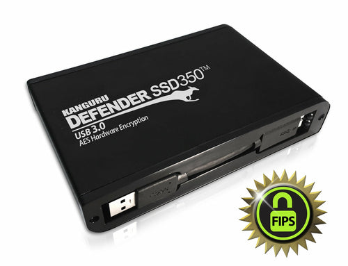iStorage Kanguru DEFENDER SSD350 2TB FIPS 140-2 Certified External SSD - Hardware Encrypted