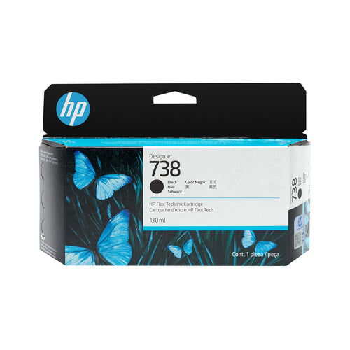 HP 738 130 ml Schwarze DesignJet Tintenpatrone für T850 T950 Drucker