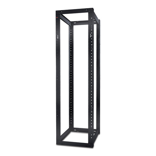 APC NetShelter AR204A 44U Rack-Gestell - 4-Pfosten-Open-Frame, Schwarz, 12-24 Gewindebohrungen