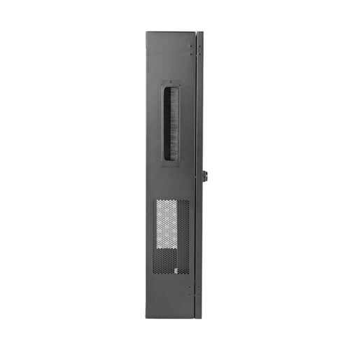 3U Wall-Mount Rack Cabinet Adjustable Equipment Brackets 68kg Capacity Black