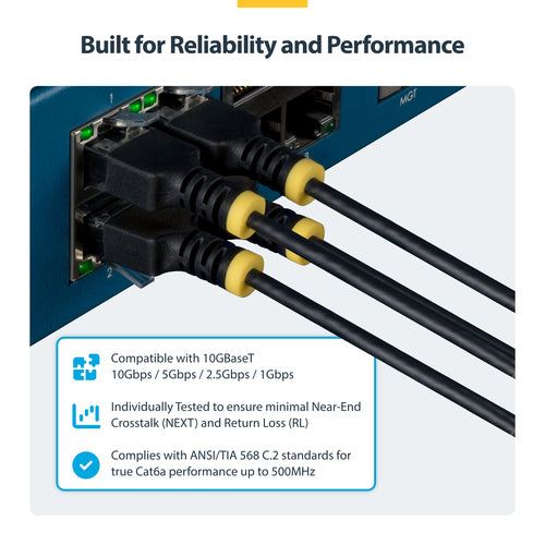 StarTech.com N6APATUTP34BKS3M networking cable