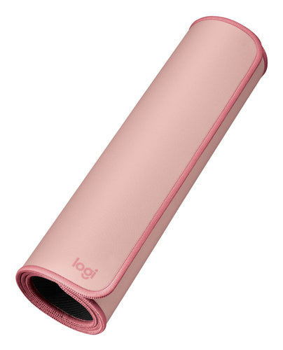 Logitech Mouse Pad Pink Monochromatic Nylon Polyester Non-Slip Base